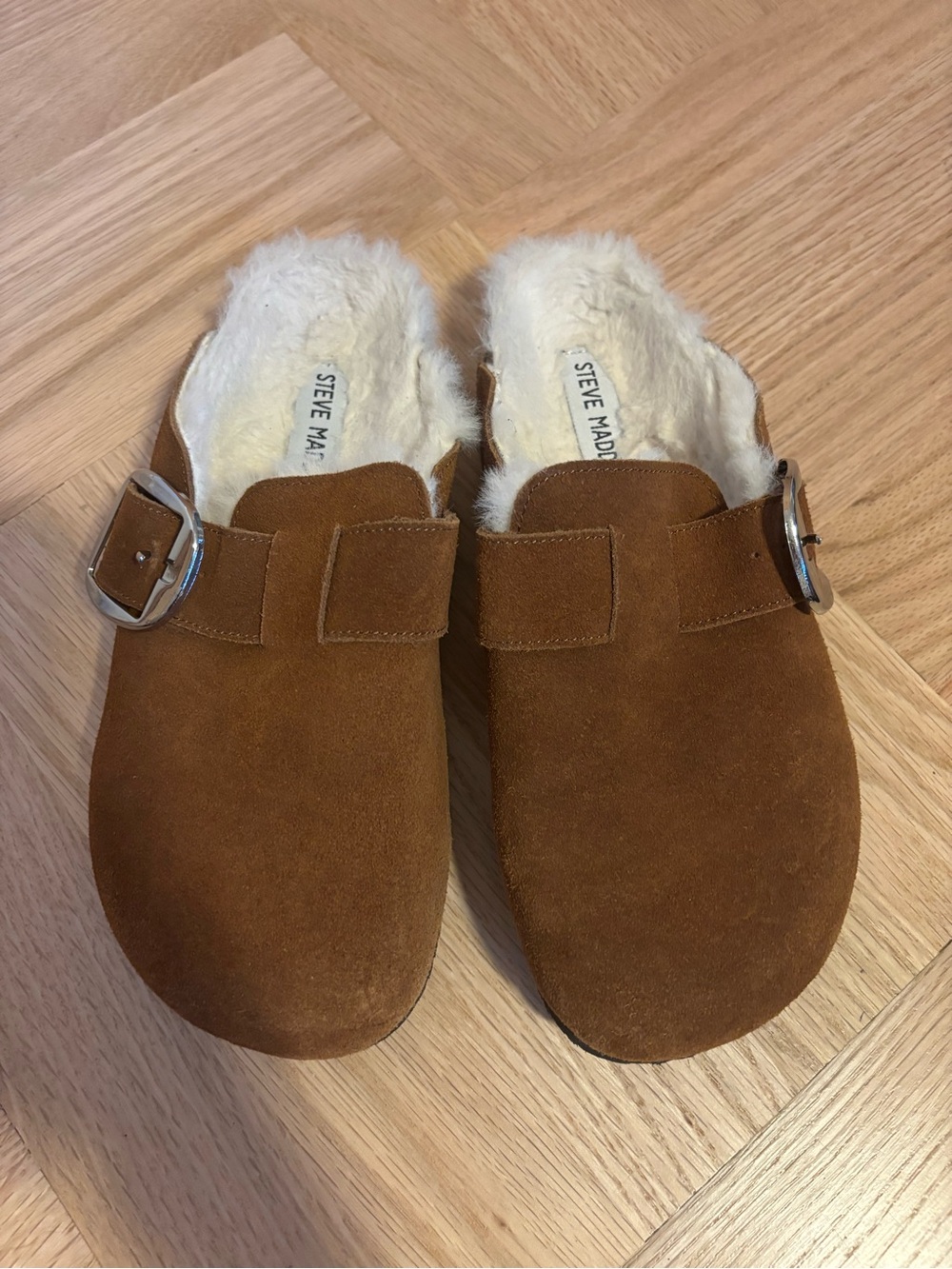 Steve Madden - Clog Mule with Fur (6)